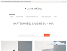 Tablet Screenshot of gartenmoebel.biz